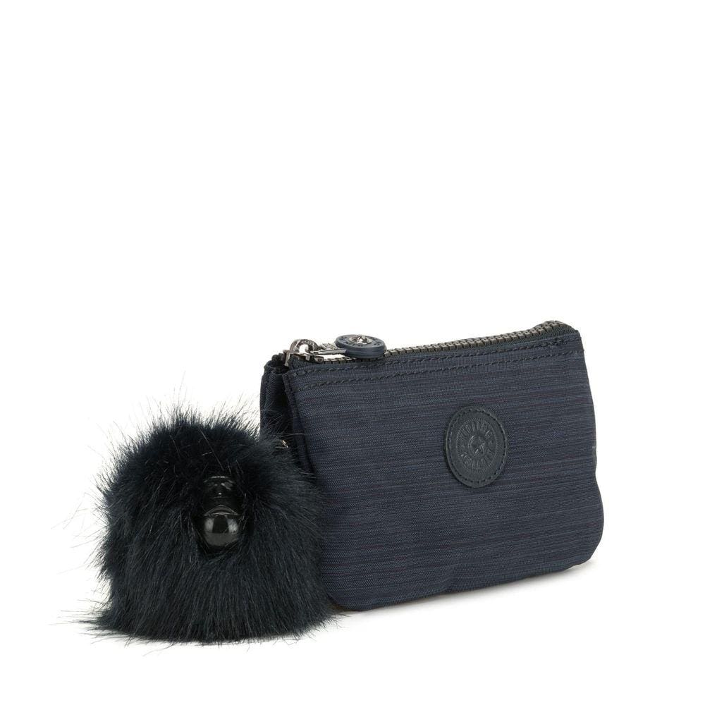 Carteira Necessaire Creativity Com Chaveiro Azul