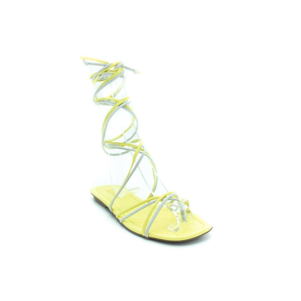 Sandália Rasteira Gladiadora Sua Cia 8490.14329 - Amarelo Solar