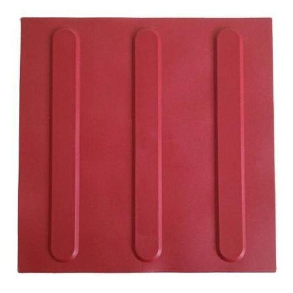 Kit 10 Pçs Piso Tátil Direcional Pvc 25X25 Argamassado Vm