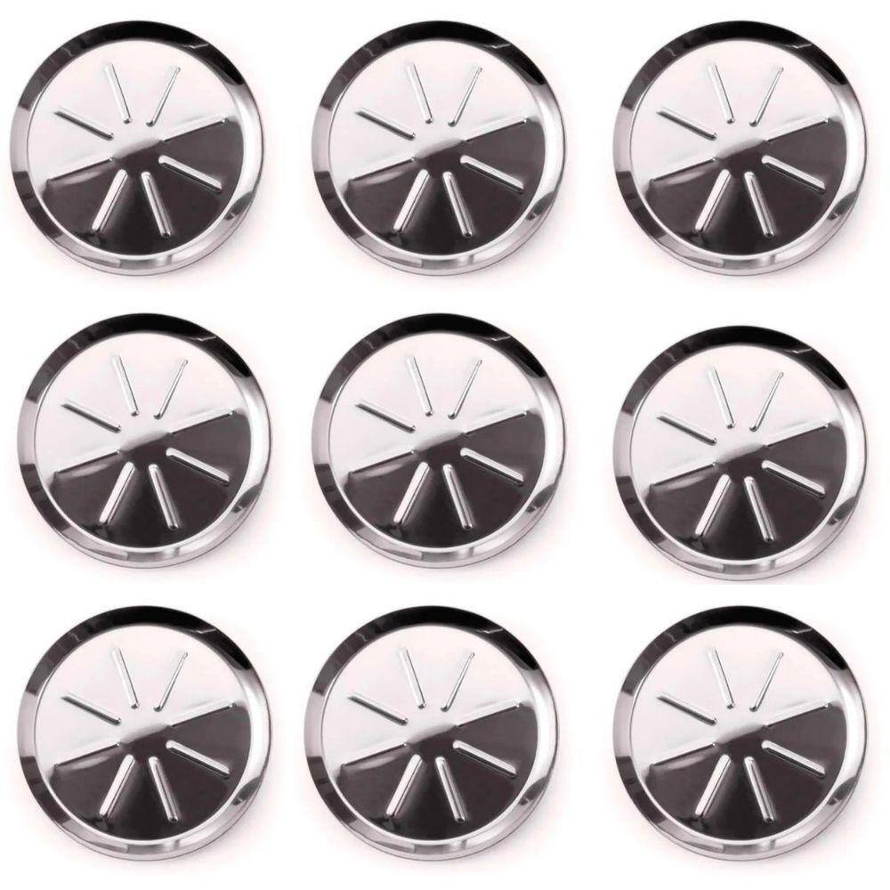 Kit Porta Copo Suporte Para Copos Descanso Aço Inox 258 Unid