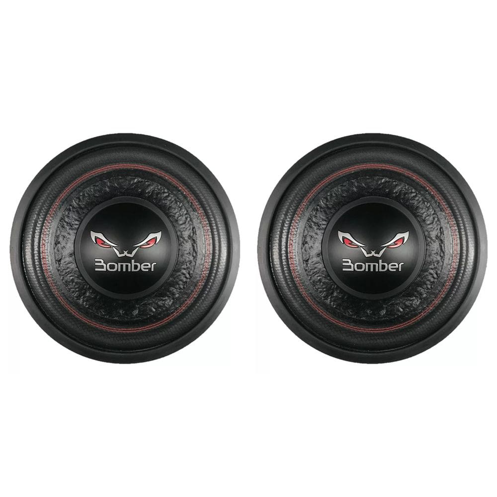 Par Alto Falante Subwoofer Bomber Bicho Papão 12 Pol 600W Rms 4 Ohms
