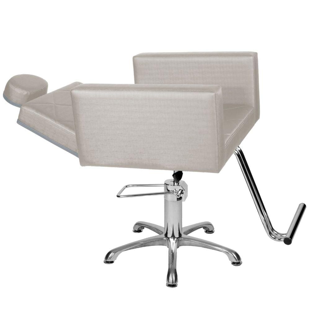Cadeira Poltrona Cabeleireiro Evidence Reclin Branco facto