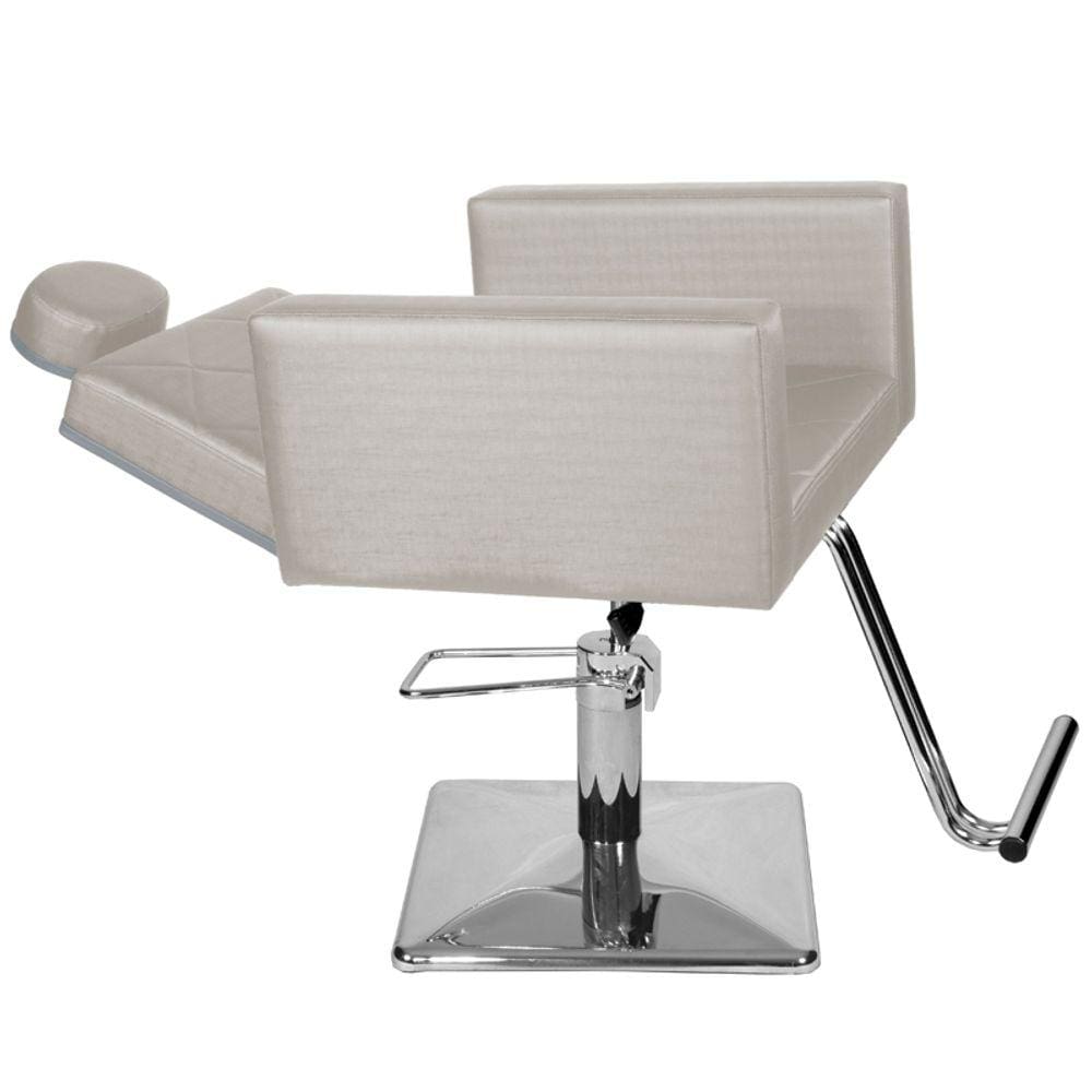 Cadeira Poltrona Cabeleireiro Evidence Reclin Branco Facto
