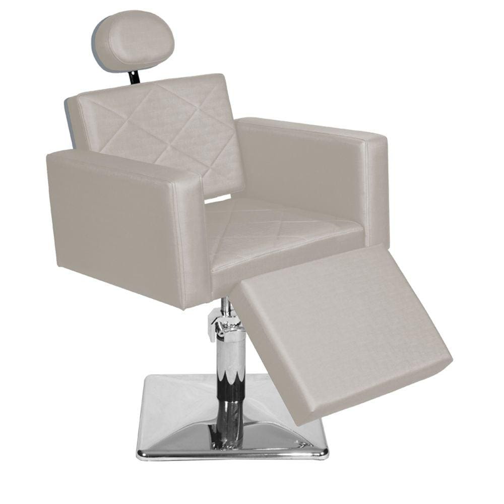 Cadeira Poltrona Cabeleireiro Evidence Reclin Ap Branco Facto