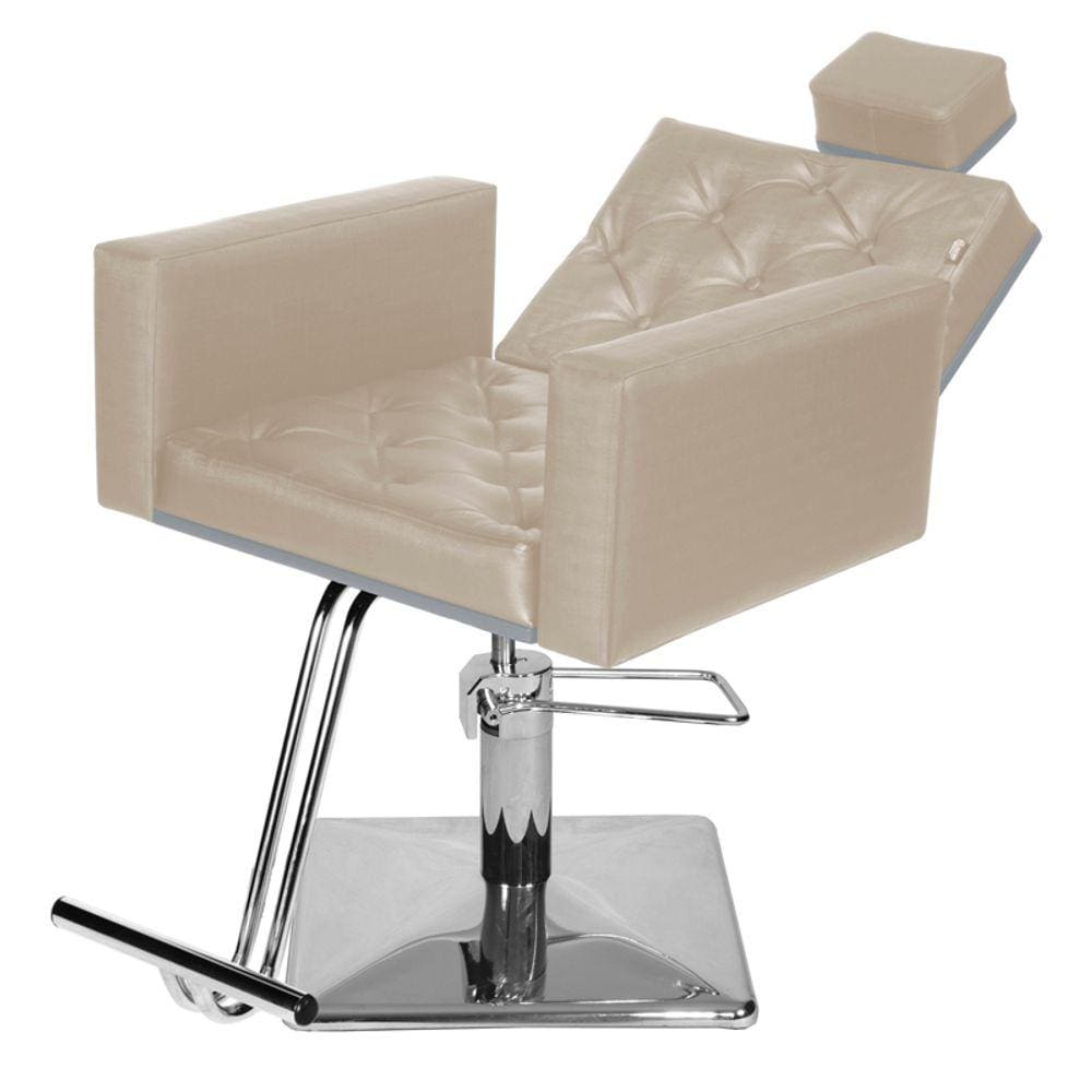 Cadeira Poltrona de Cabeleireiro Recl Evidence Luxo Branco P