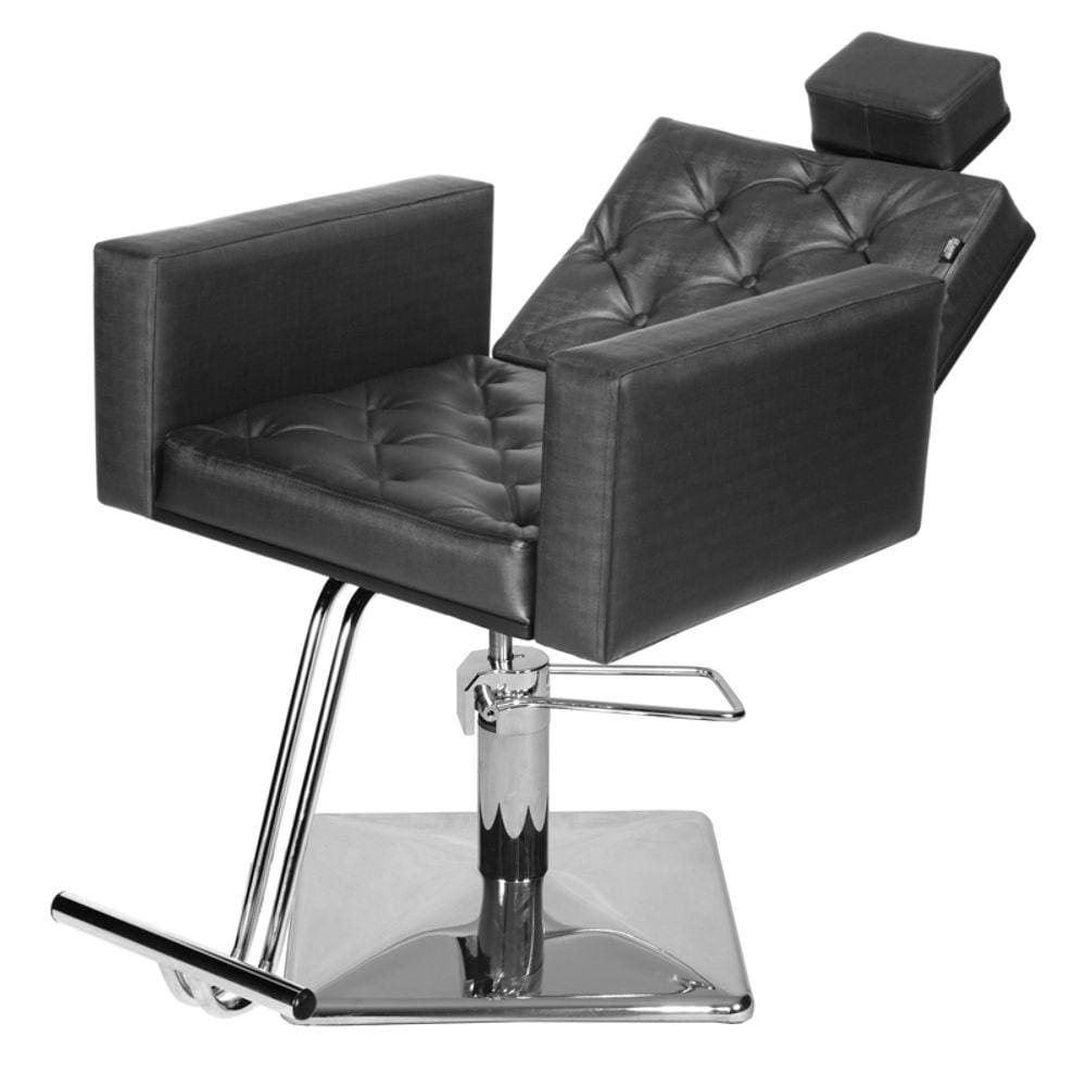 Cadeira Poltrona de Cabeleireiro Recl Evidence Luxo Preto