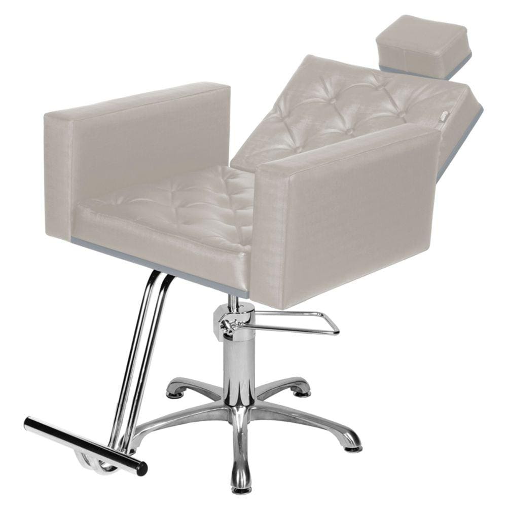 Cadeira Poltrona de Cabeleireiro Recl Evidence Luxo Branco F