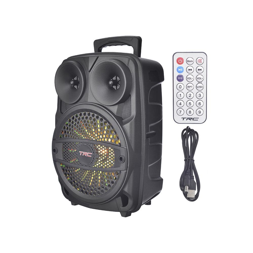 Caixa De Som Amplificada TRC 5513 130W RMS Com Bluetooth Bivolt LED