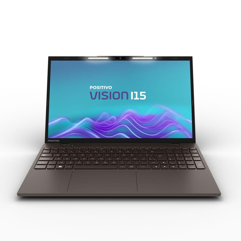 Notebook Positivo Vision i15 Intel® Core™  i5- 1135G7 Linux 8GB 256GB SSD Lumina Bar 15.6” FullHD - Cinza