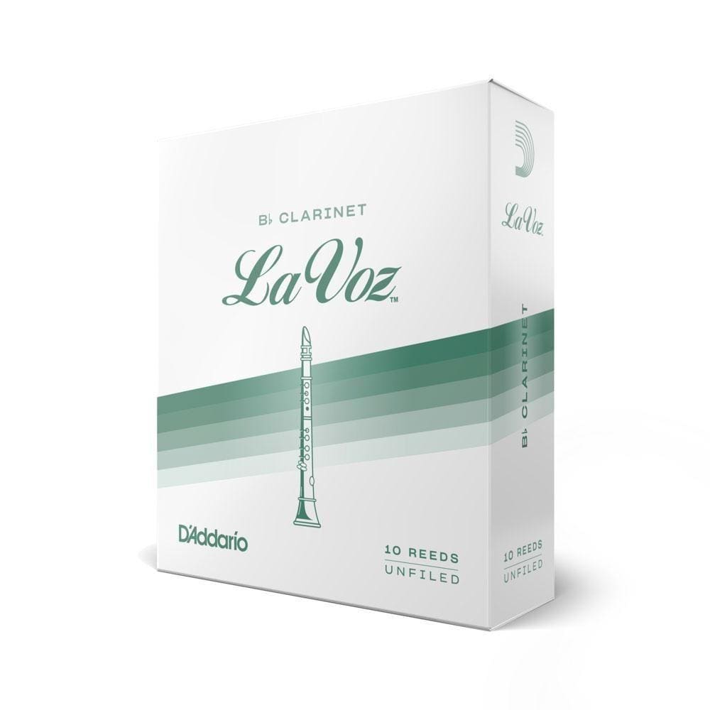 Palheta Clarineta Bb (10 Unidades) D Addario La Voz Rcc10sf [f035]