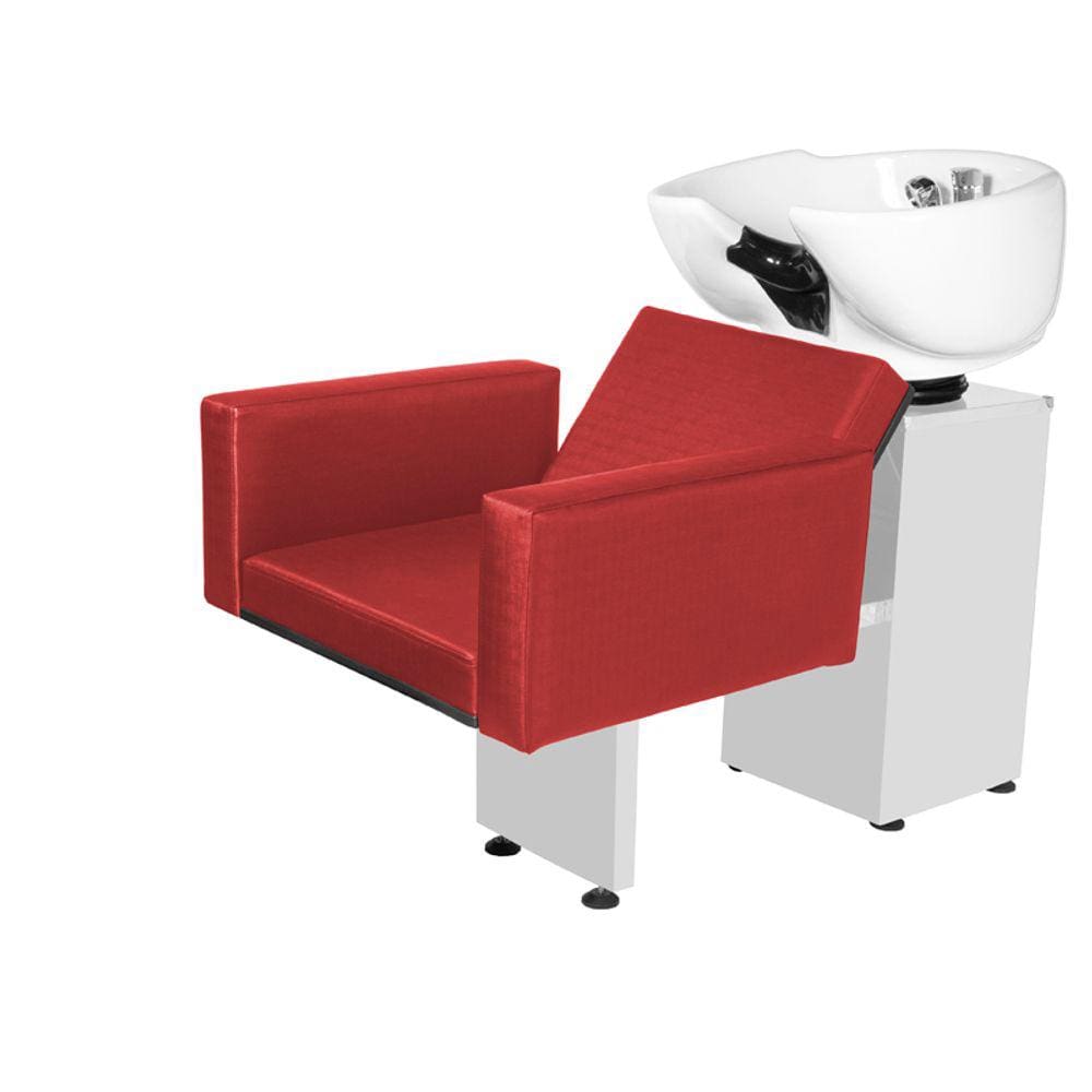 Lavatório Salão de Beleza Evidence Liso Vermelho
