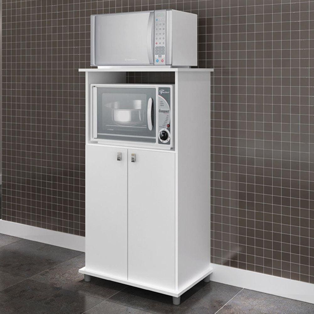 Armário para Forno e Micro-ondas Am1010 Movelbento Branco