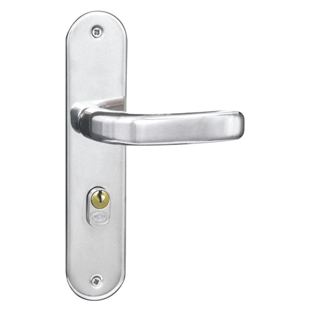Fechadura Externa Espelho Aço 40mm Mgm Stilo Cromado