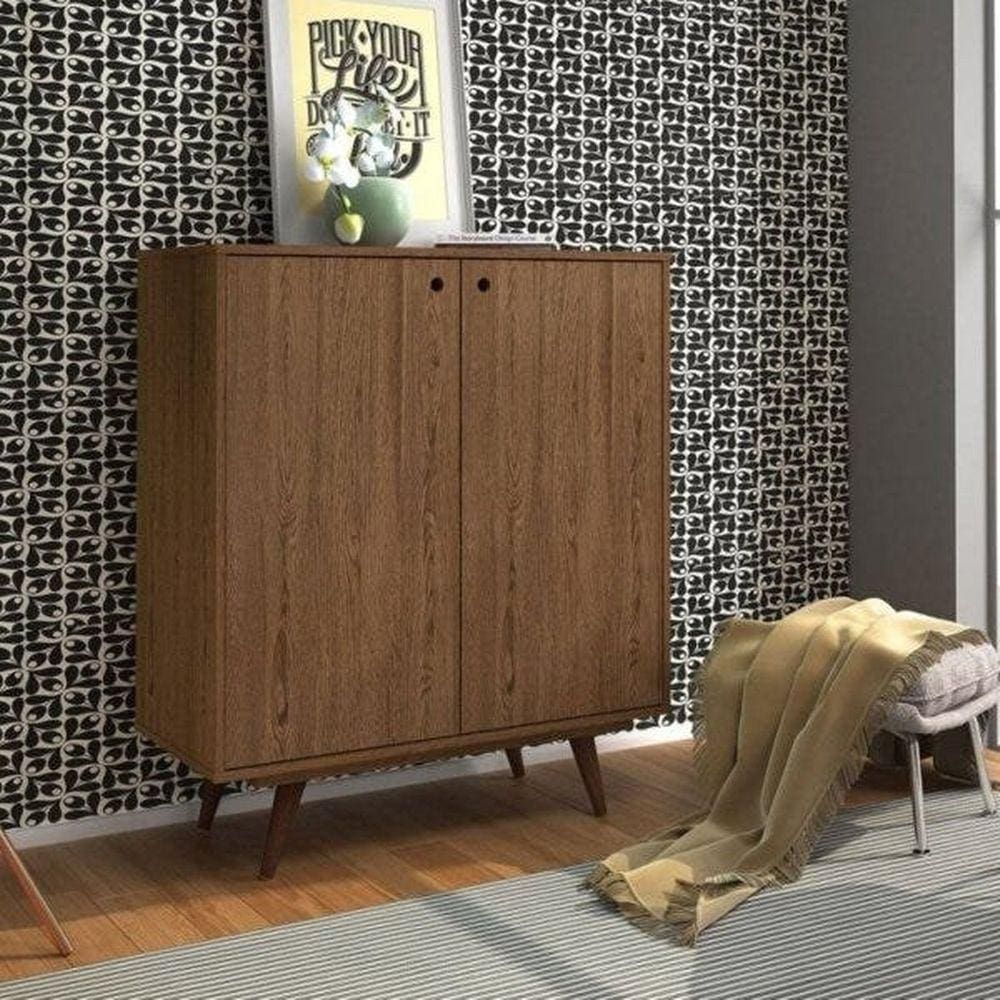 Sapateira Retrô 50 Olivar Rustik Carvalho