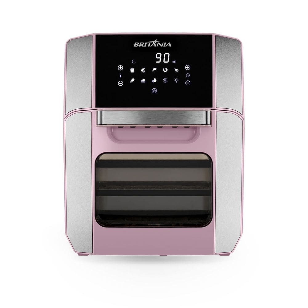 Fritadeira Air Fryer Oven Britânia Rosa 12L 1800W BFR2150RS