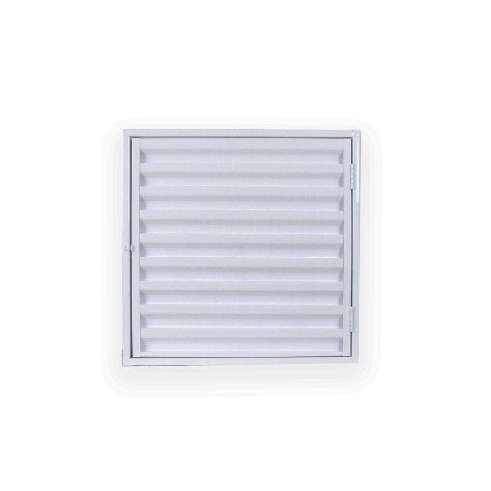 Porta de Aço Alçapão 60x60cm Minas Sul MGM Branco