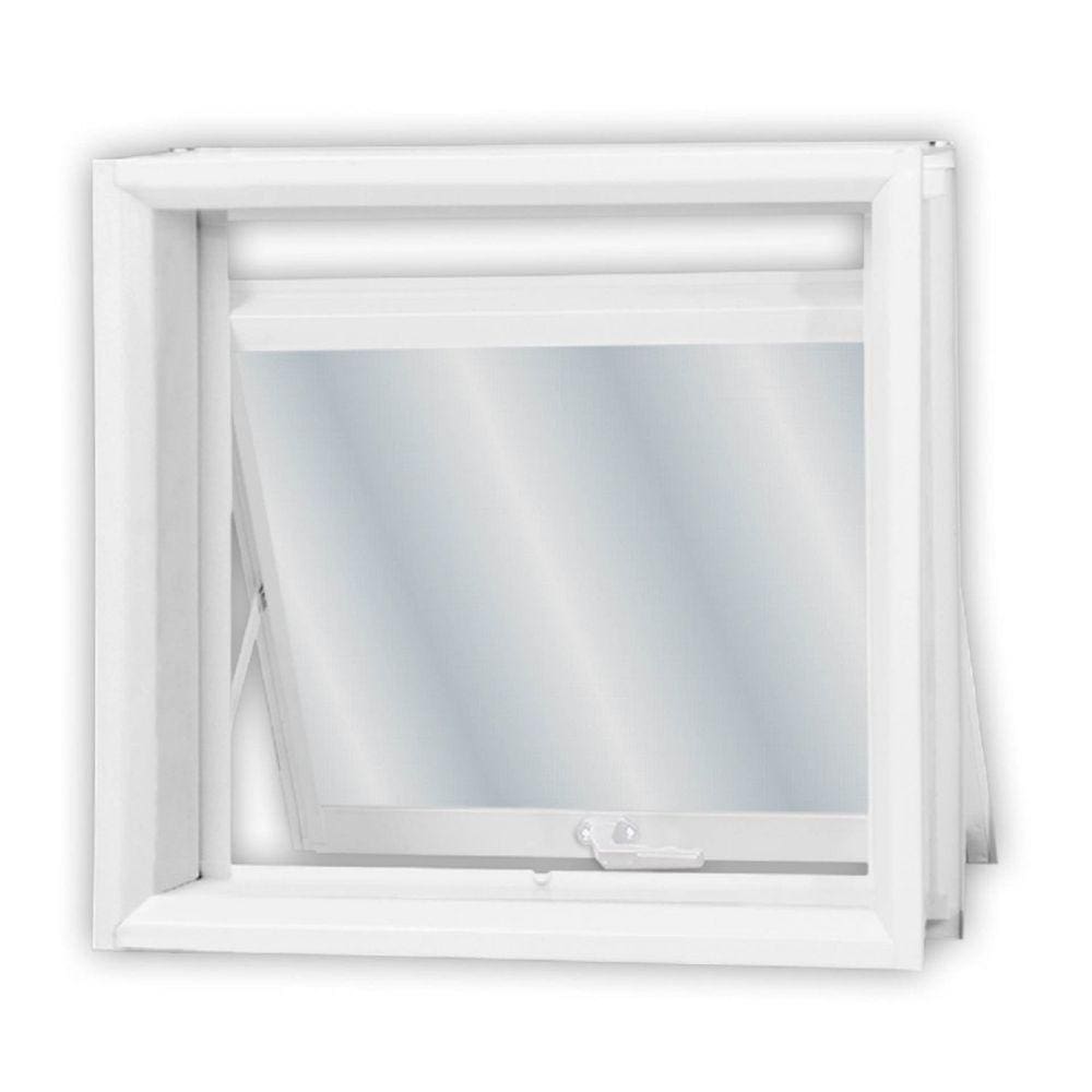 Janela de Aço Maxim-Ar 60x60cm Minas Sul MGM Branco