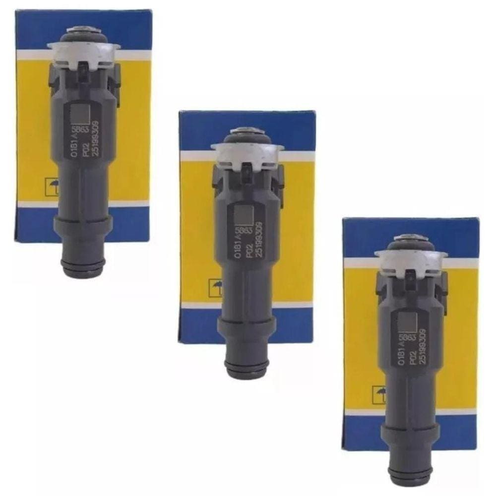 Kit 3 Bico Injetor Onix 1.0 Flex 3cc Aspirado 2020 2021 2022