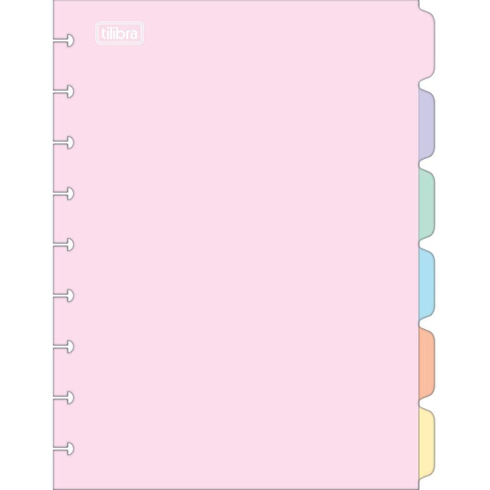 Divisórias Para Tilidisco Colegial (Pequeno) Pastel Tilibra 2081