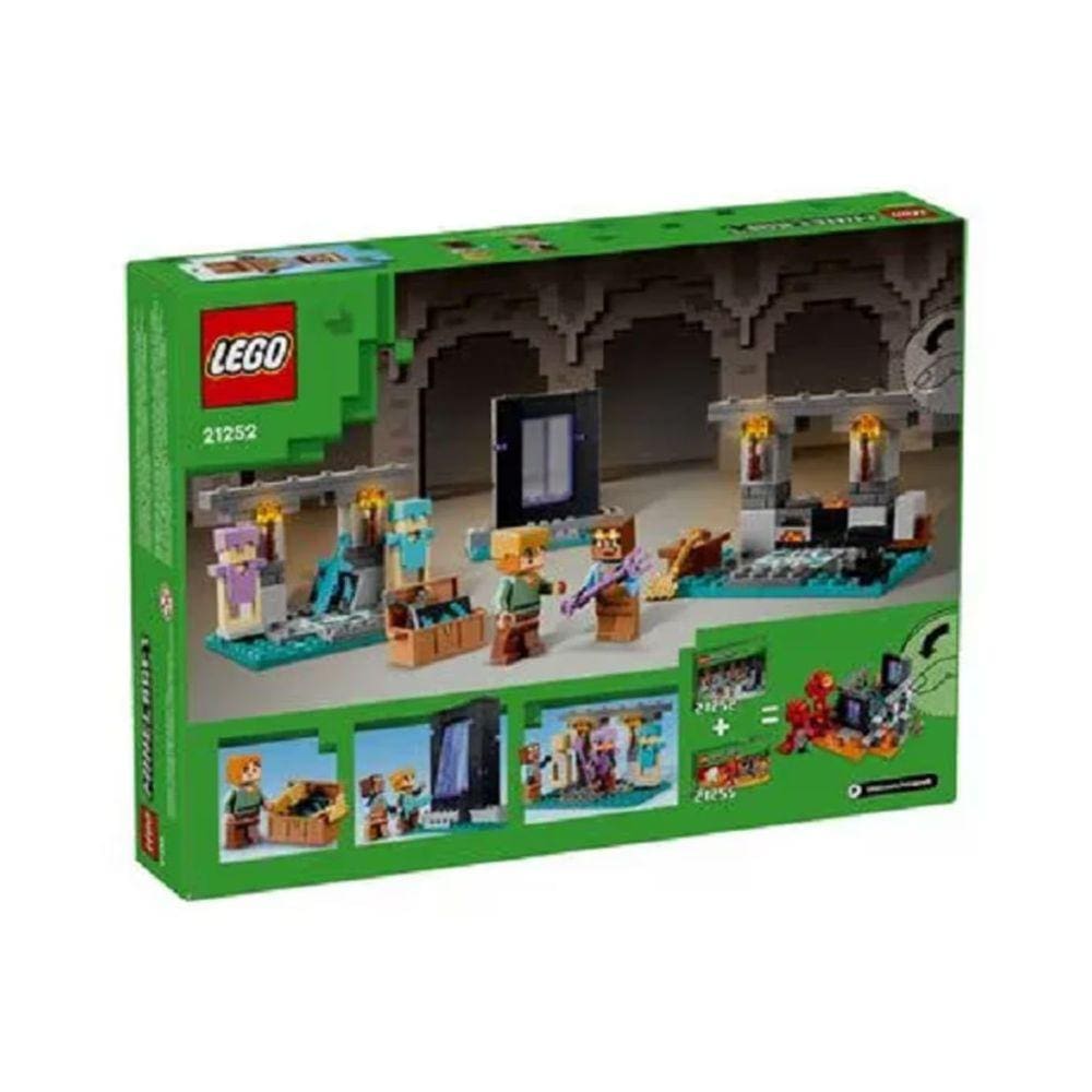 Lego 21252 - Minecraft - O Arsenal – 203 peças | Extra