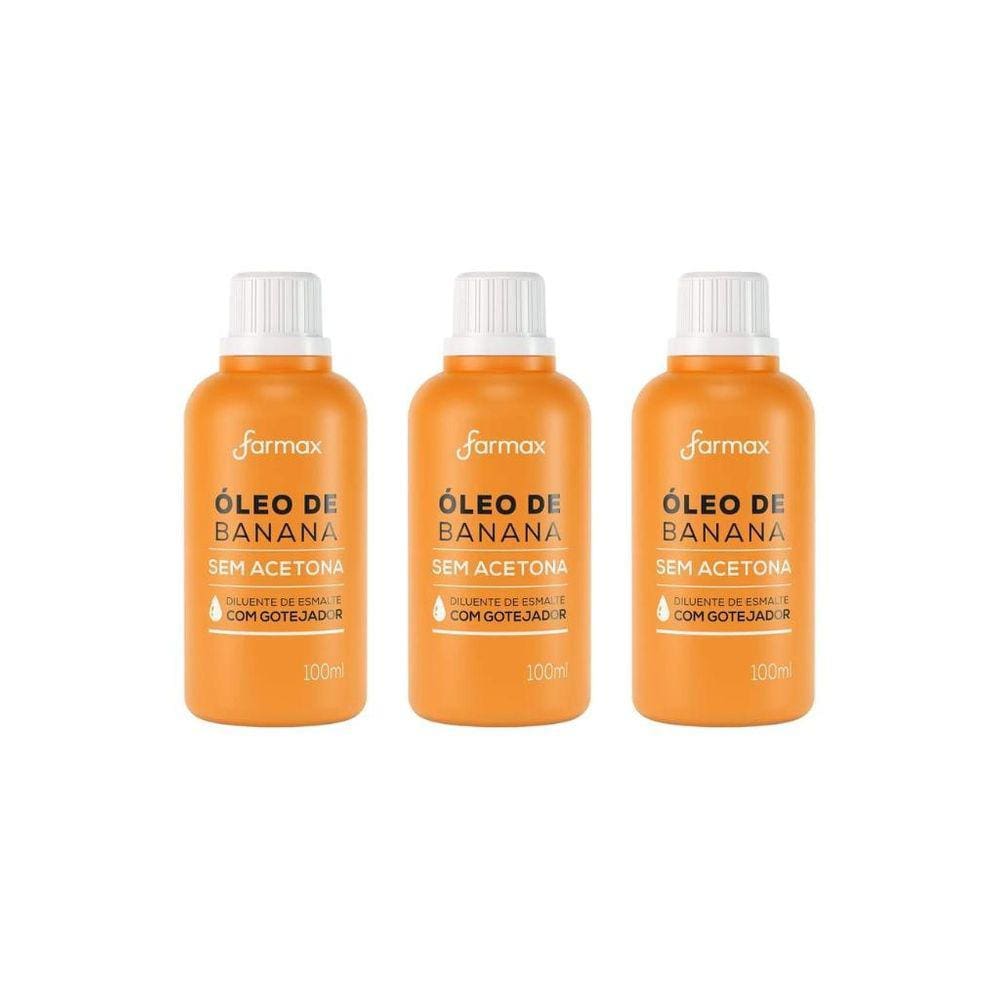 Oleo De Banana Farmax 100Ml-Kit C/3Un