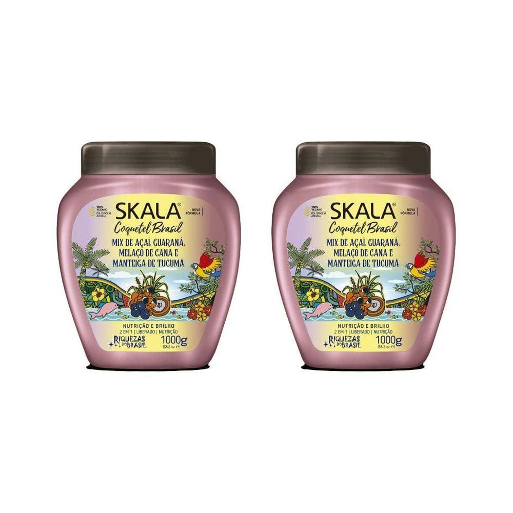 Creme Skala 1Kg Coquetel Brasil-Kit C/2Un