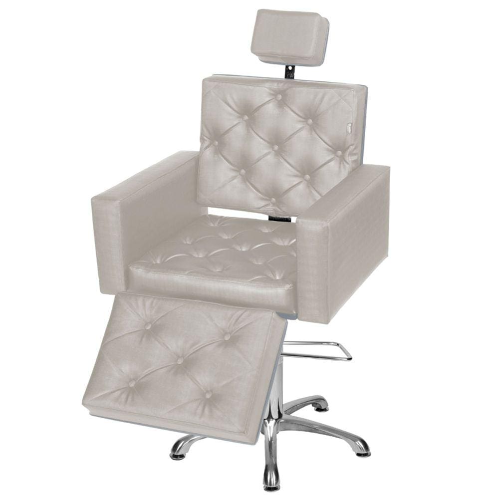 Cadeira Poltrona de Cabeleireiro Evidence Luxo Ap Branco Fac