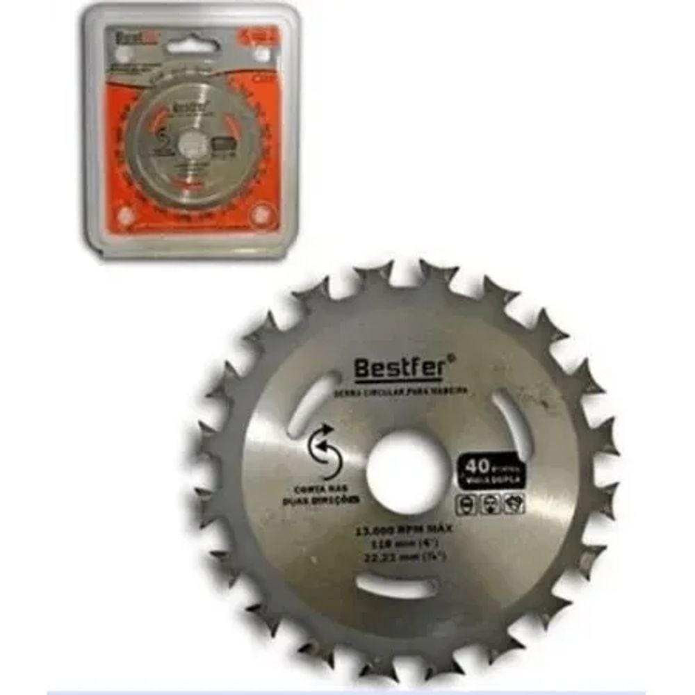 Serra Circula 40Dentes Vidia Dupla