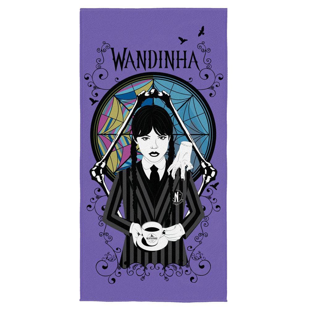 Toalha Aveludada Wandinha Lepper