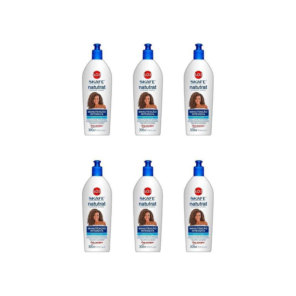 Sos Natutrat Manutençao Intensiva Skafe 300Ml-Kit C/6Un