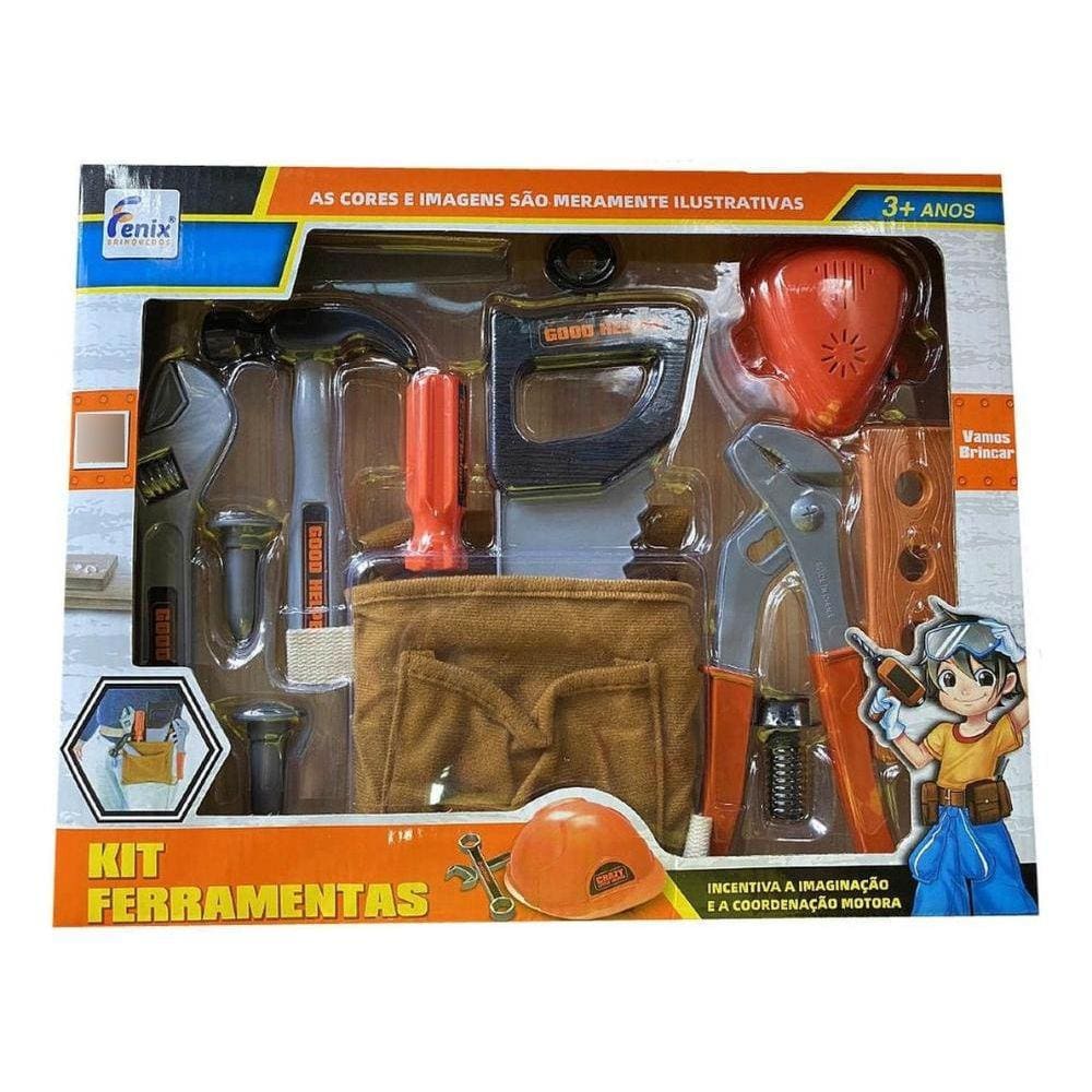Kit Ferramentas Infantil 12 Peças - Fenix 3288