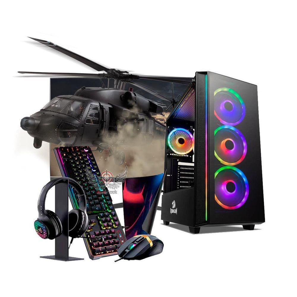 Pc Gamer I7 Ssd480/ 16Gb Gts450 + Monitor 21 +Kit Gamer