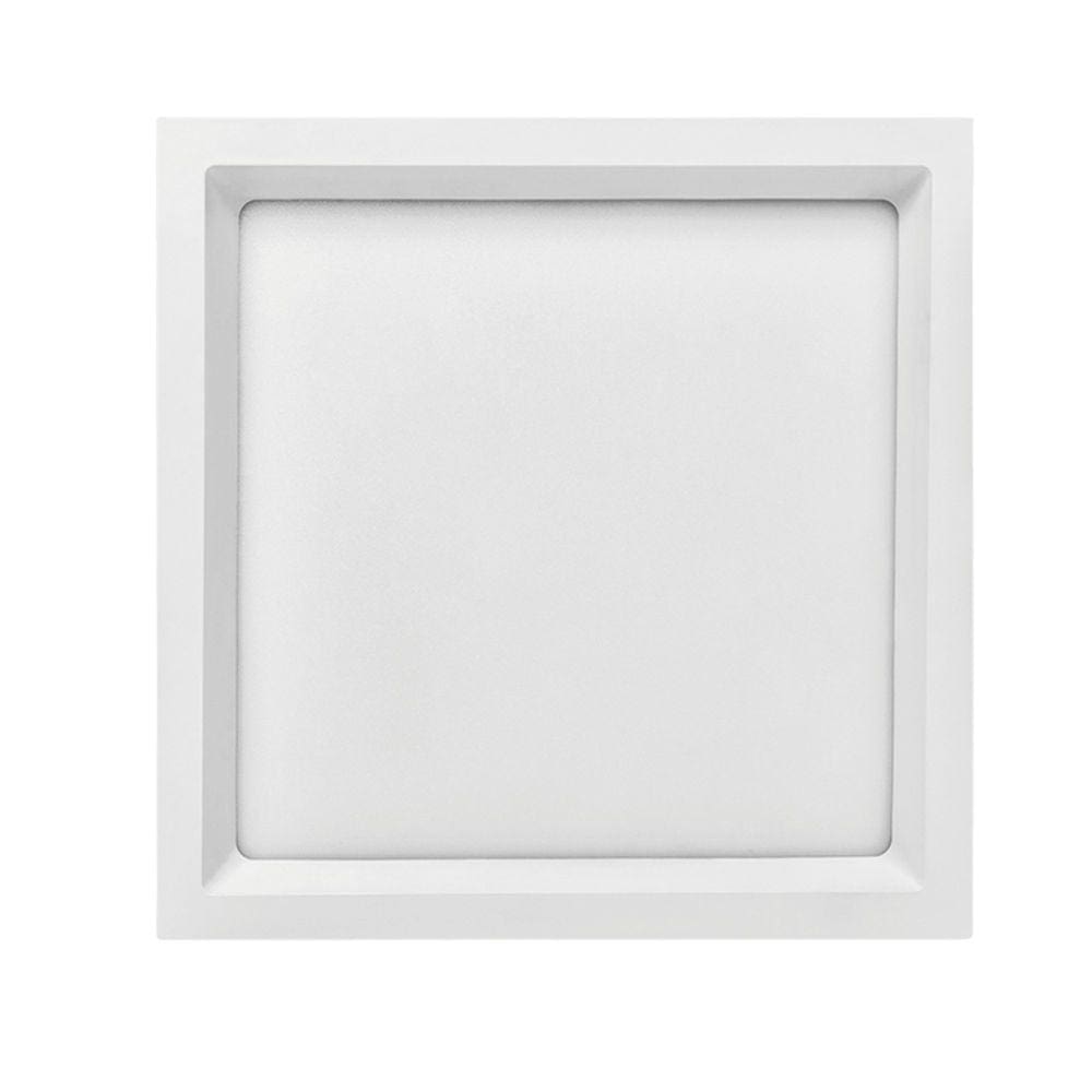 Painel LED DEEP De Embutir Recuado 26,2cm 24W 4000K Bivolt Branco - Stella