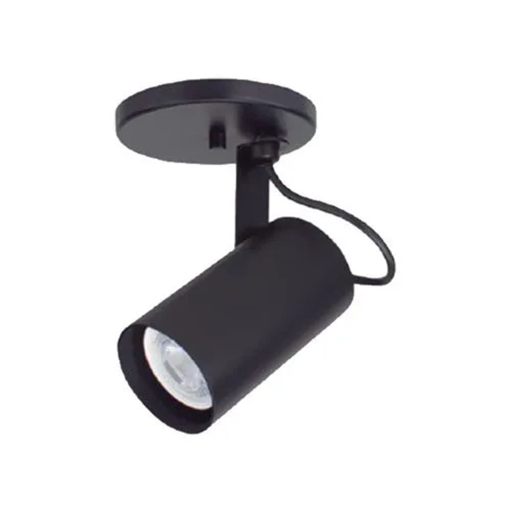 Spot Lisse ll Com Canopla Para Dicroica Mr16 Preto - New Line