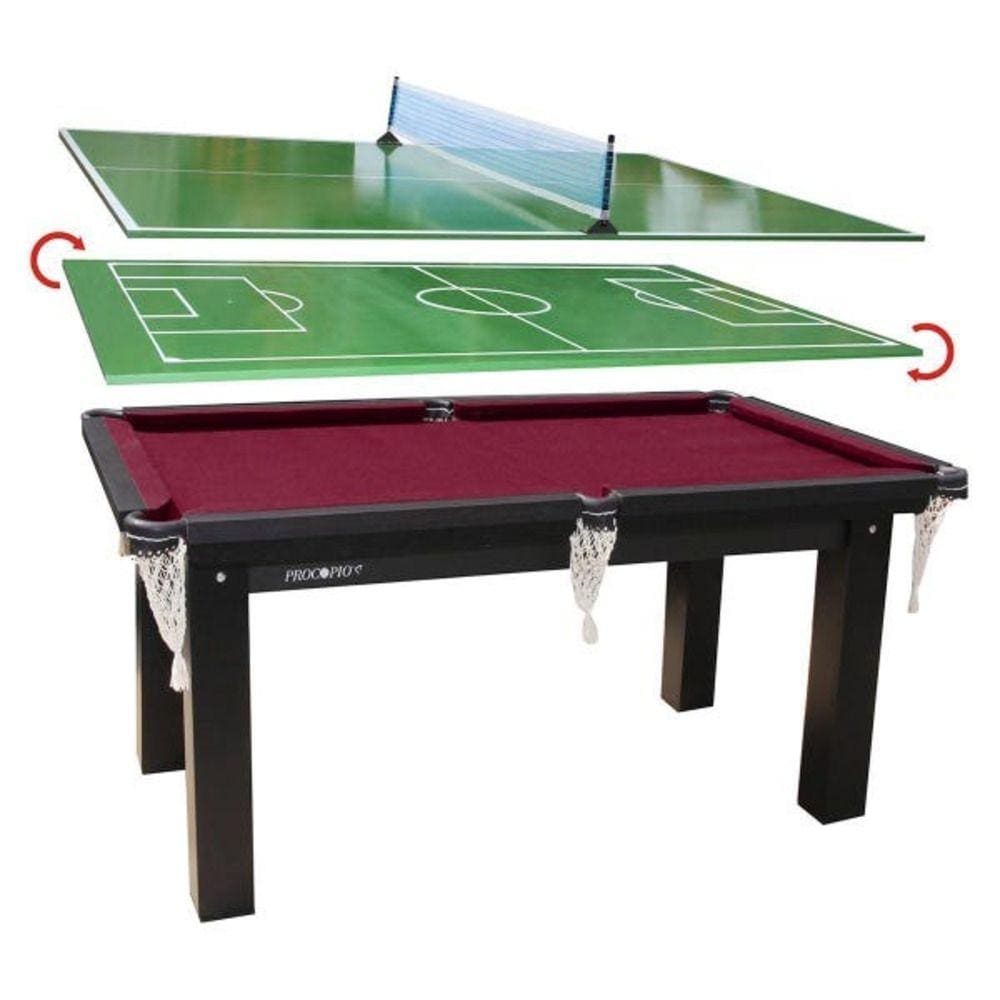 Sinuca Procópio com 3 Jogos em 1