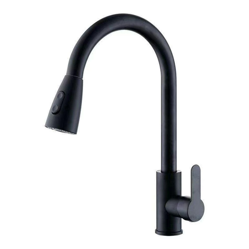 Torneira De Cozinha Gourmet Monocomando Quente E Fria Preta