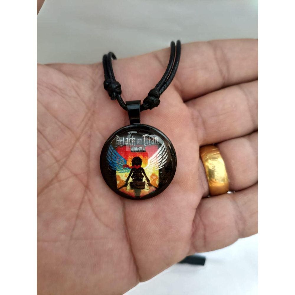 Colar Ajustavel Attack On Titan Shingeki No Kyogin Pingente
