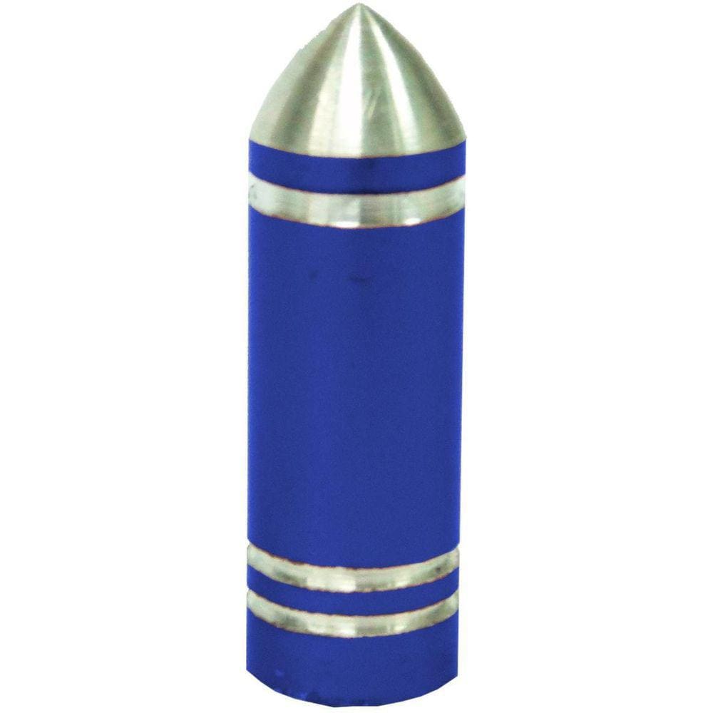 Tampa Valvula Al. Azul Longa 32Mm