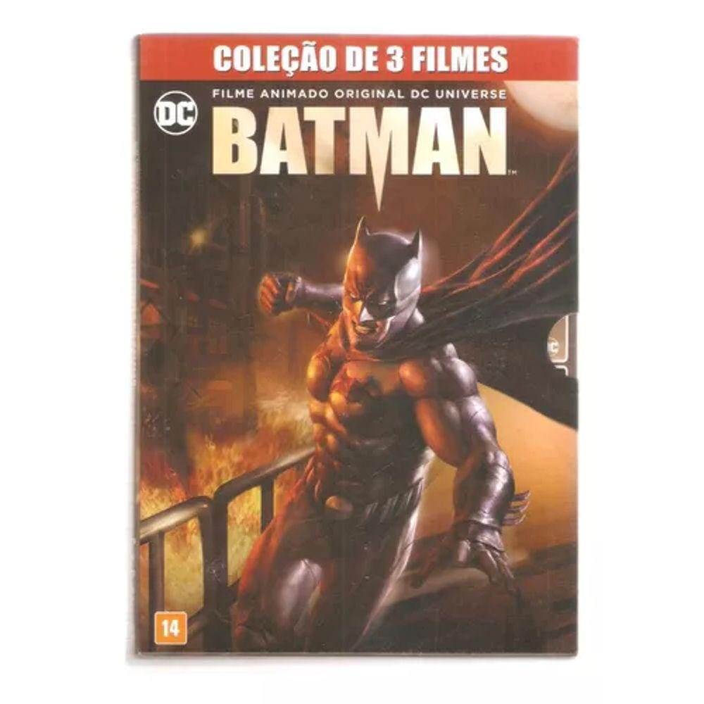 Dvd Batman - Coleção De 3 Filmes