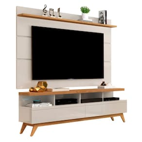 Rack com Painel para Sala TV 65" 2 Gavetas Vivare Wood 1,60 Giga Móveis