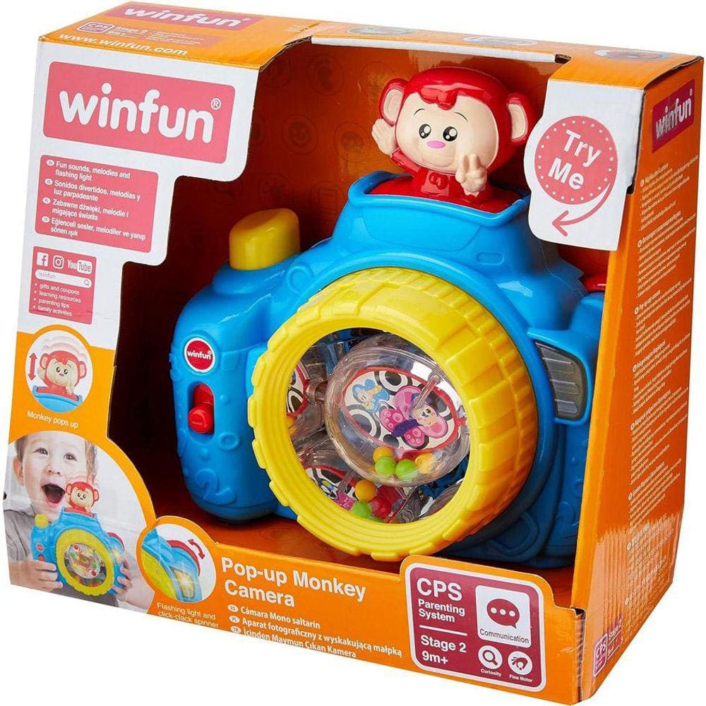 Câmera Baby Pula Macaquinho winfun