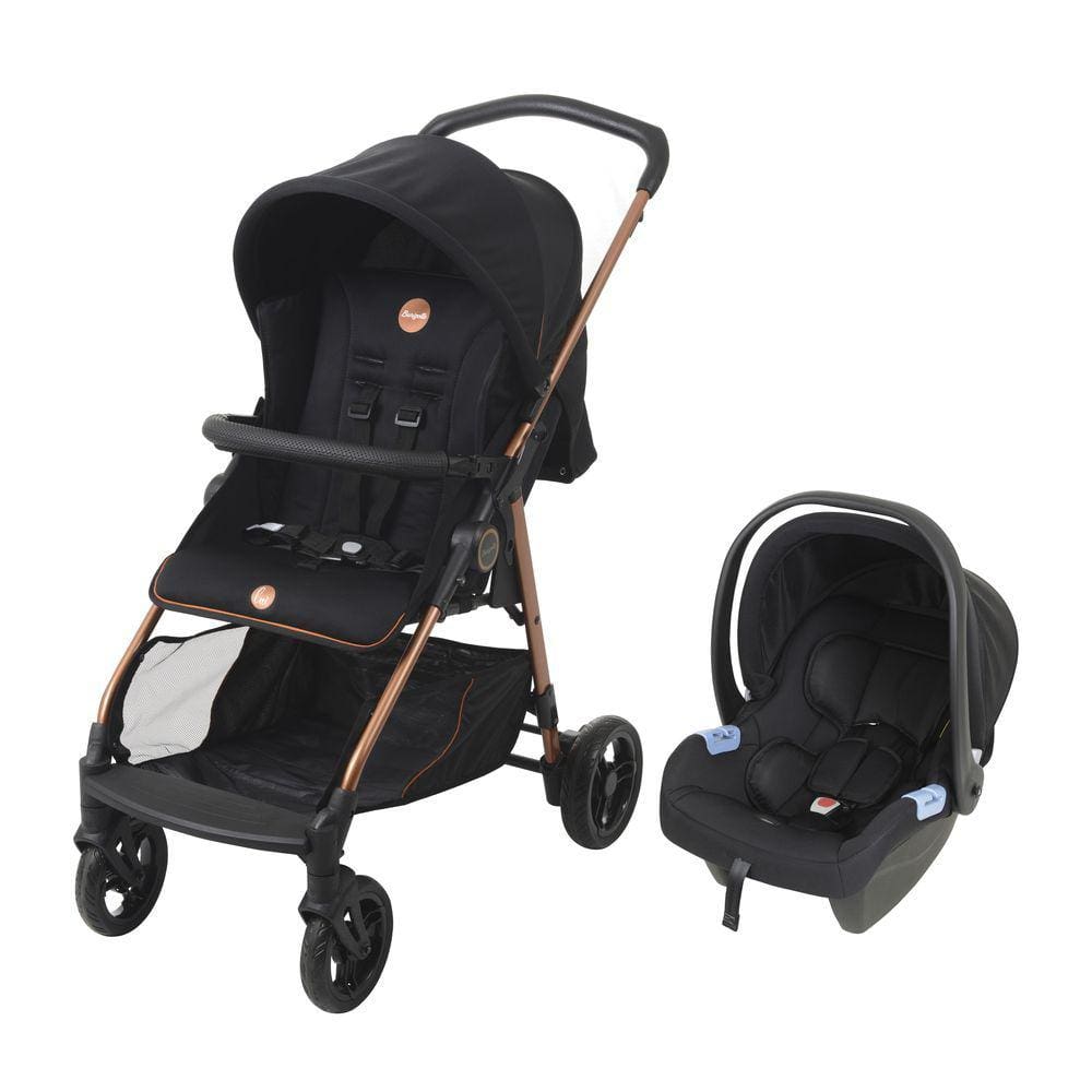 Carrinho de Bebê com Bebê Conforto Burigotto Travel System Lui e Materna