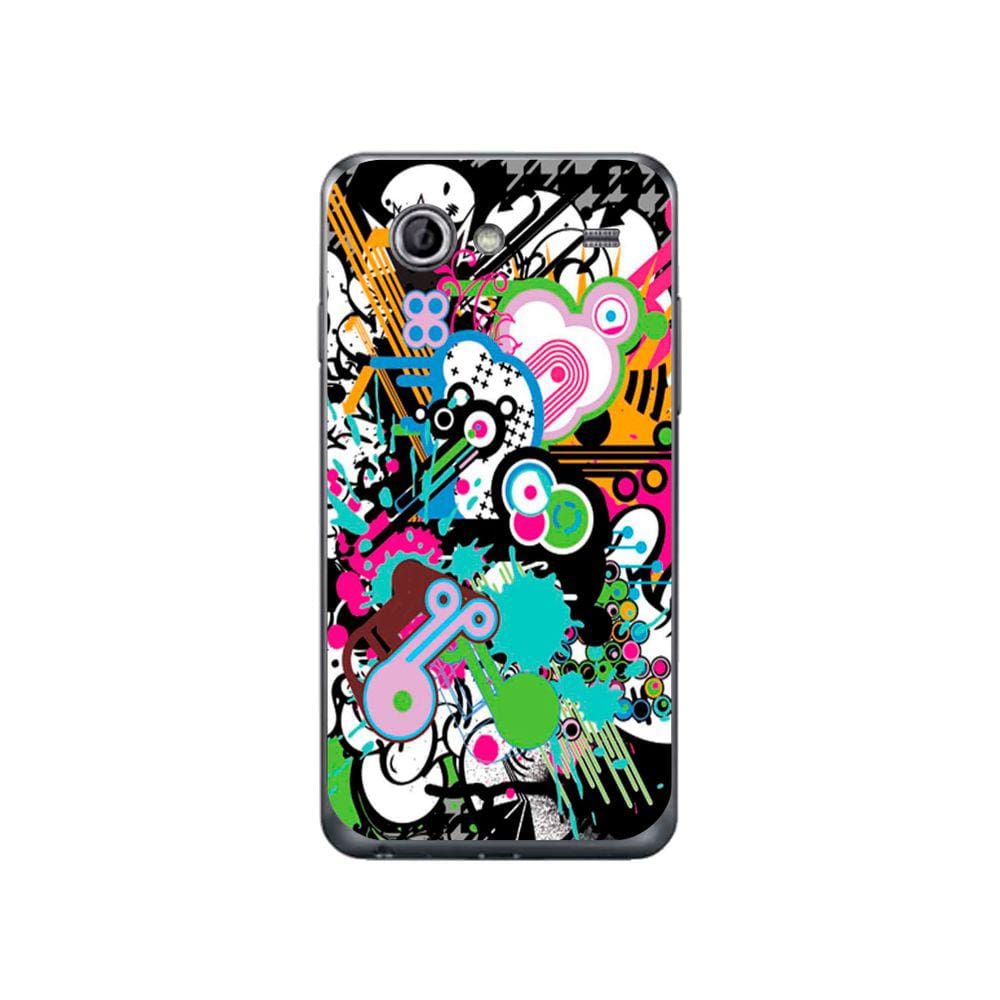 Capa Adesivo Skin022 Verso Para Galaxy S2 Lite GT-I9070