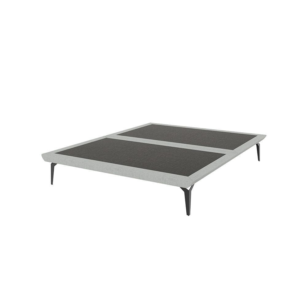 Estrutura para Cama Japonesa Toquio King Linho Cinza