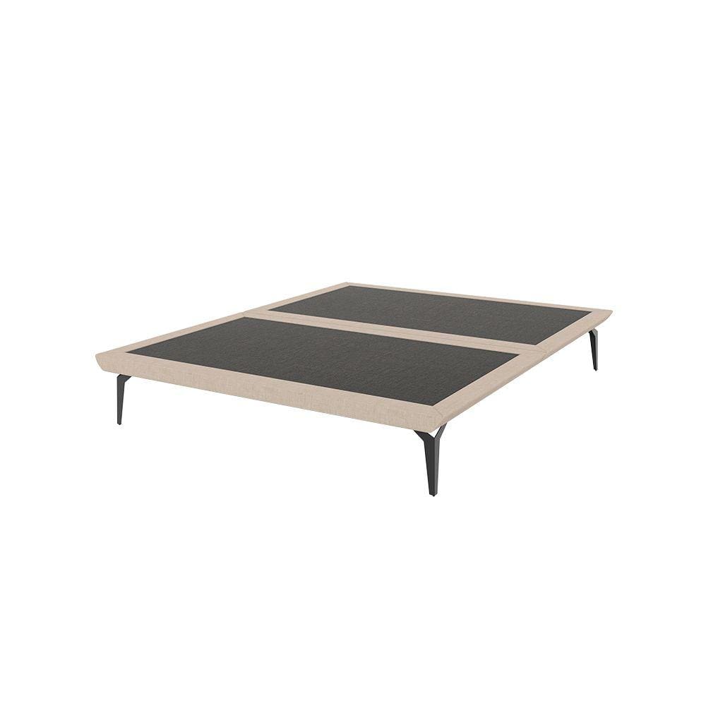 Estrutura para Cama Japonesa Toquio King Linho Bege