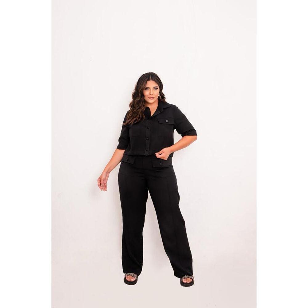 Conjunto Plus Size  Alfaiataria Ana maya