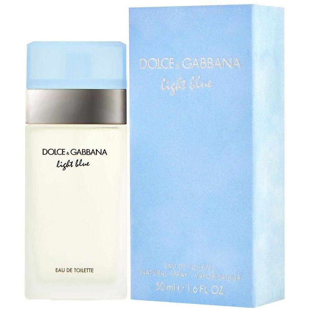 Perfume Feminino D & G Light Blue Dolce & Gabbana Eau De Toilette Spray 50 Ml