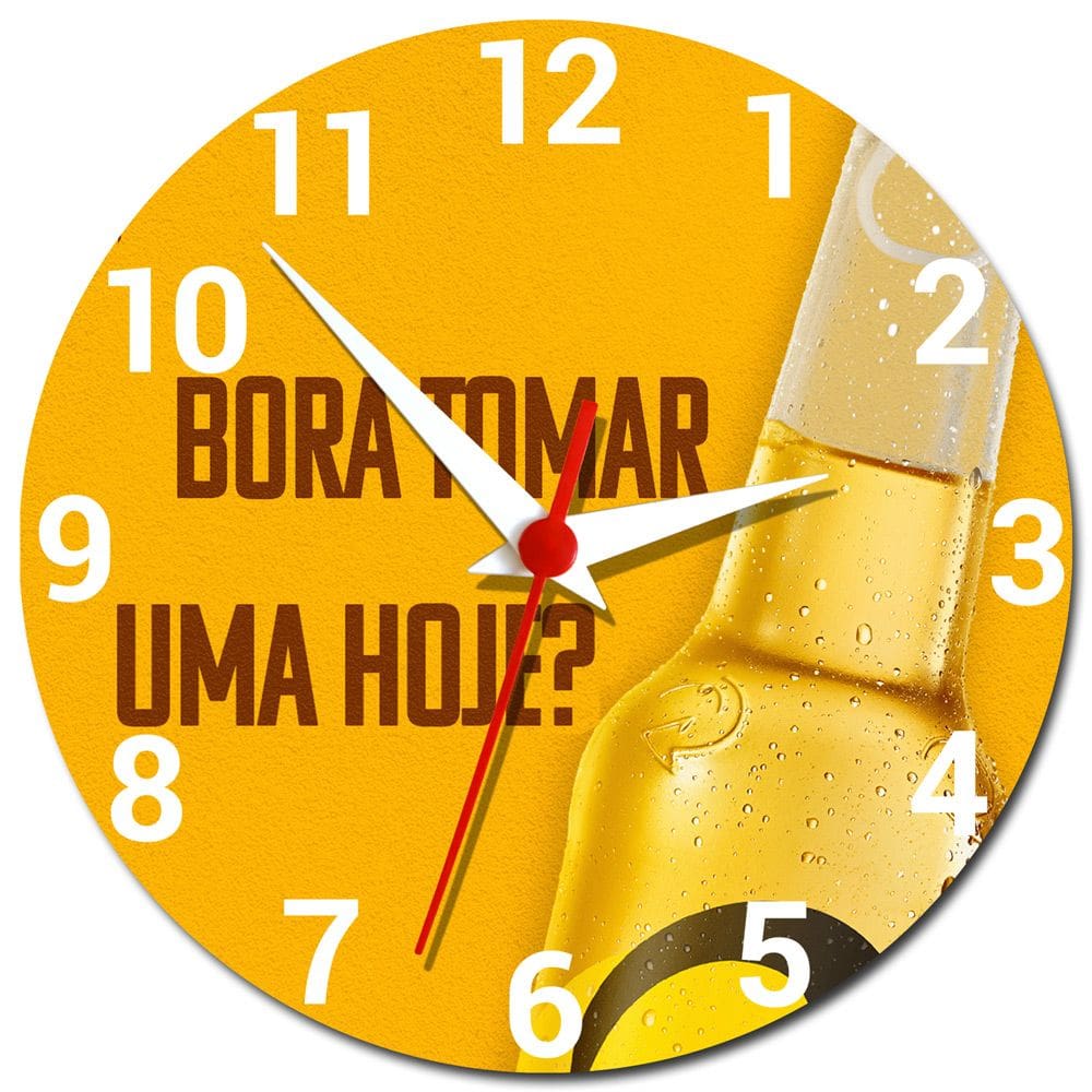 Relógio de Parede Cantinho da Cerveja - Bar Decoração