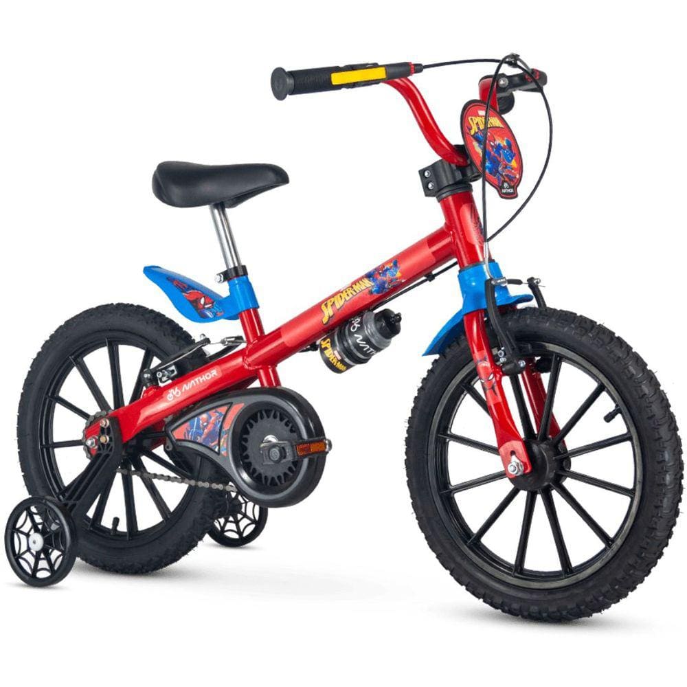 Bicicletinha para Menino do Homem Aranha Aro 16 Nathor
