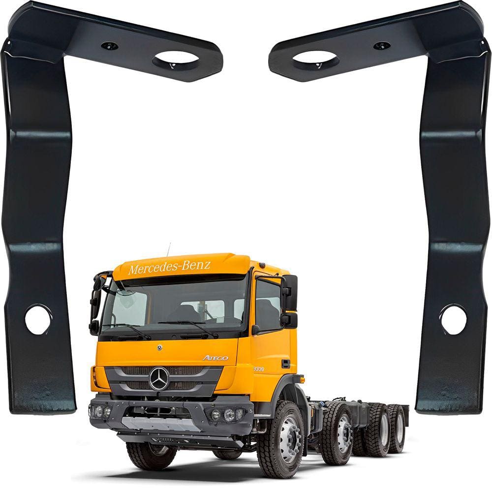 2 Suporte Antena Px Dianteiro Frontal Coluna Mb Mercedes Benz Atego